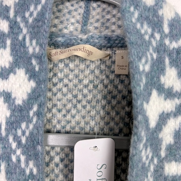 Soft Surroundings New Women’s Small Barra Cardigan Wool Blend - Picture 5 of 7